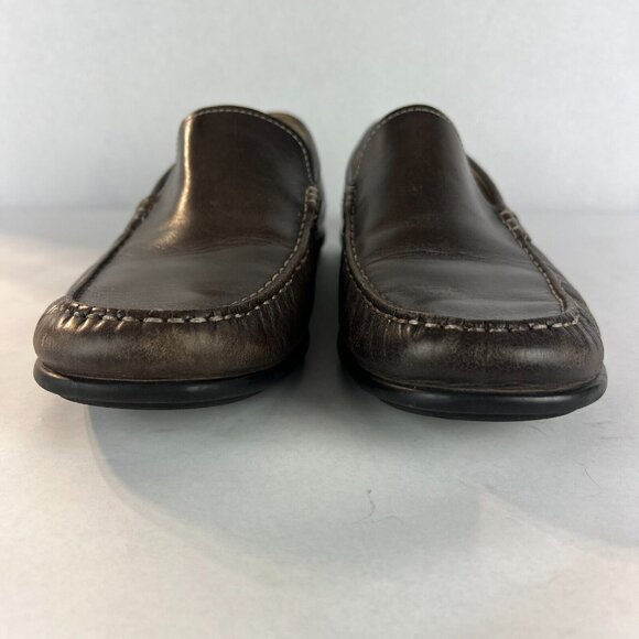 ECCO 43 Loafer Shoes Mens 9 Brown‎ Leather Classic Moc Casual Comfort Slip On main image 15